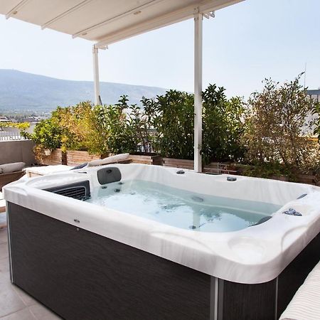 아테네 Gorgeous Penthouse With Private Jacuzzi And Amazing View! 아파트 외부 사진