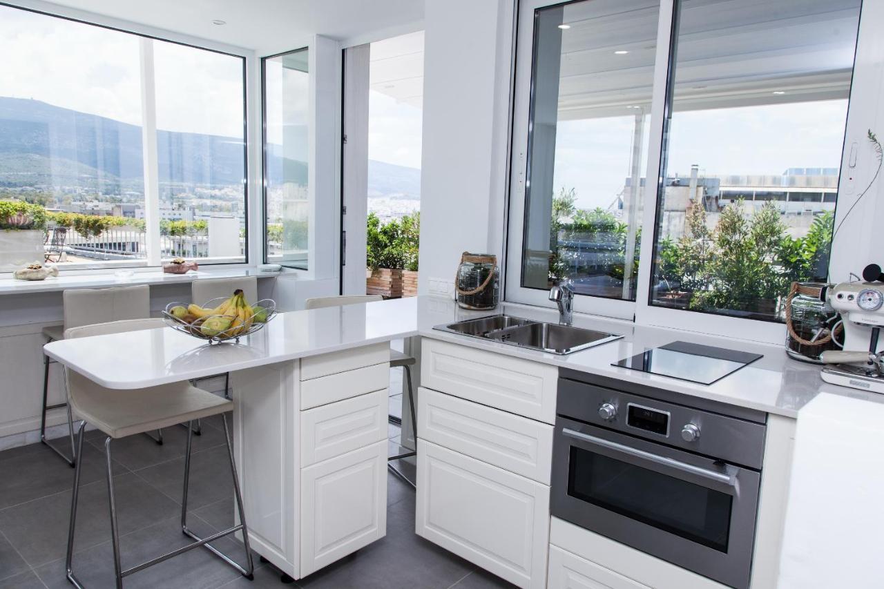 아테네 Gorgeous Penthouse With Private Jacuzzi And Amazing View! 아파트 외부 사진