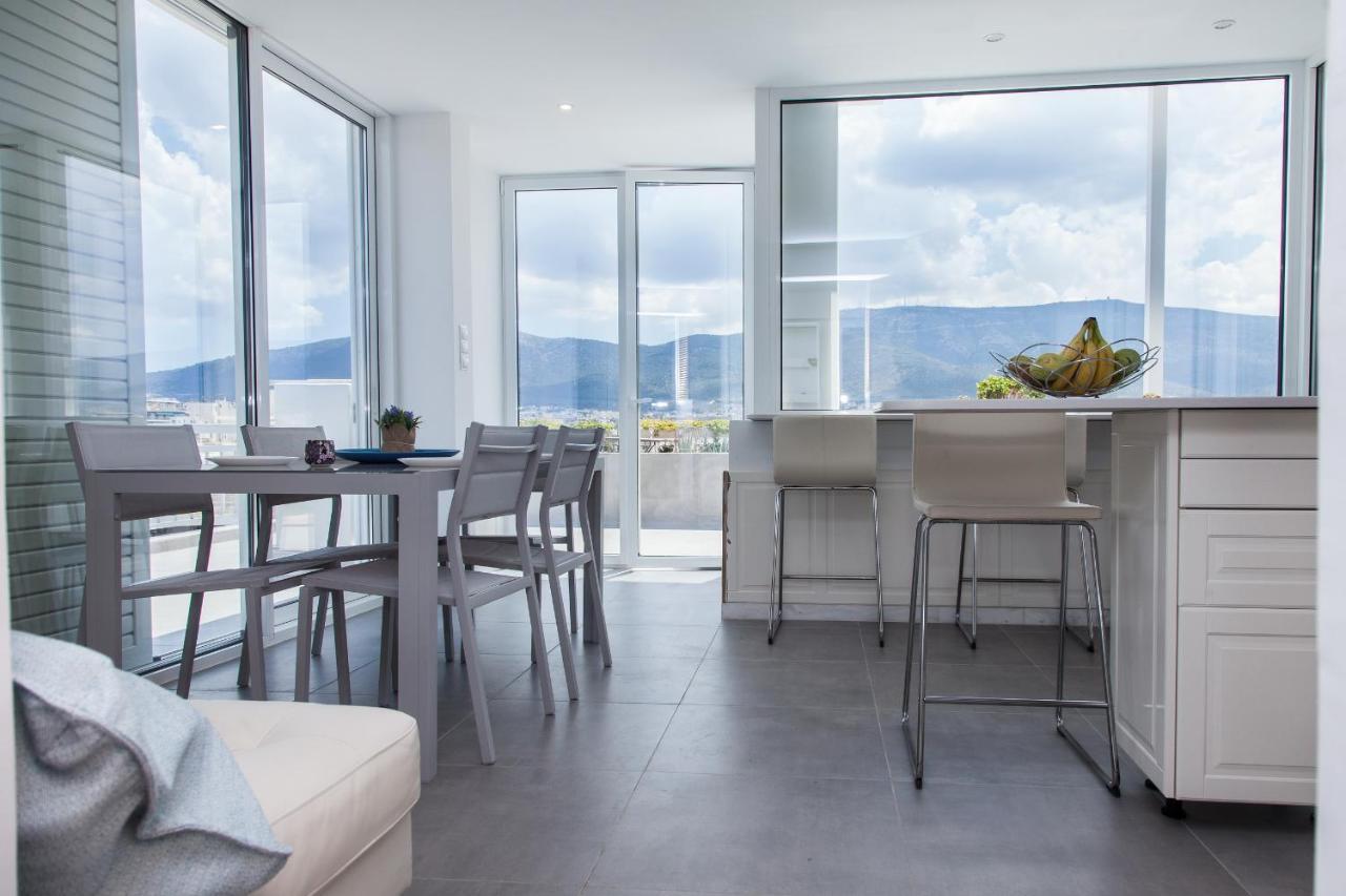 아테네 Gorgeous Penthouse With Private Jacuzzi And Amazing View! 아파트 외부 사진